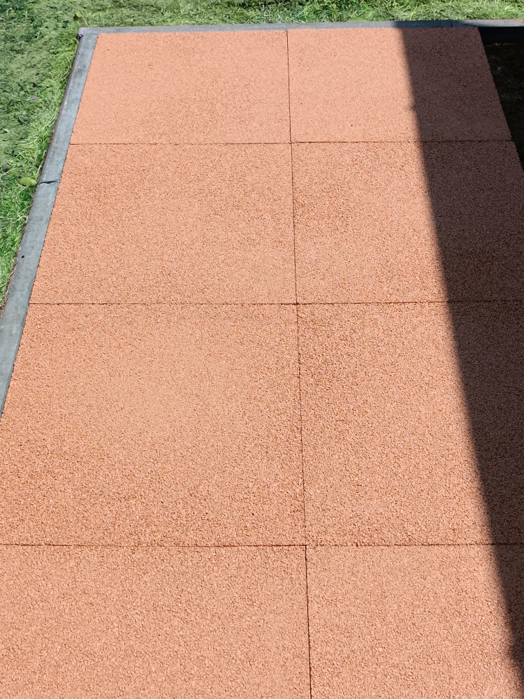 SUDwell™ Outdoor Rubber Play Mats Beige